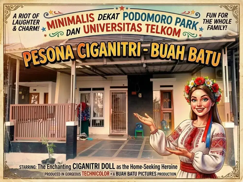 DIJUAL RUMAH DI CIGANITRI, BOJONG SOANG, TERUSAN BUAH BATU, PODOMORO.