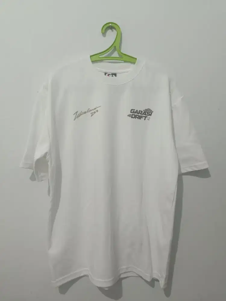 Kaos Original Garasi Drift Putih Oversize