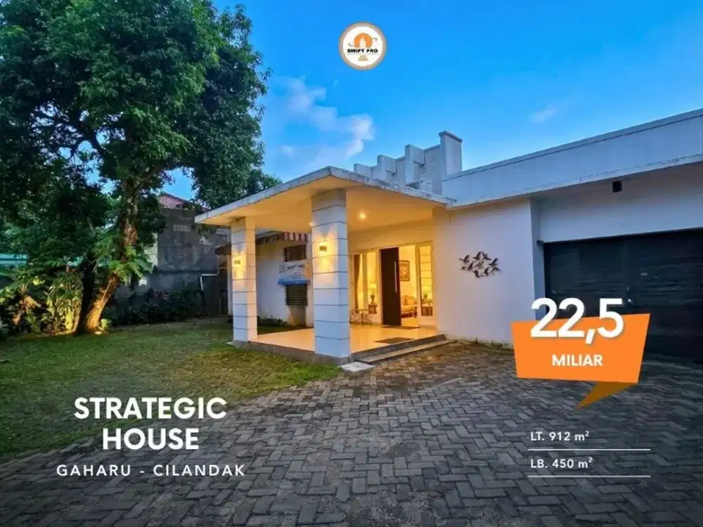 Rumah murah area cilandak cipete gaharu jakarta selatan cocok untuk hunian mewah