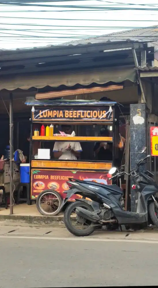 Jual Gerobak bekas Lumpia Beef