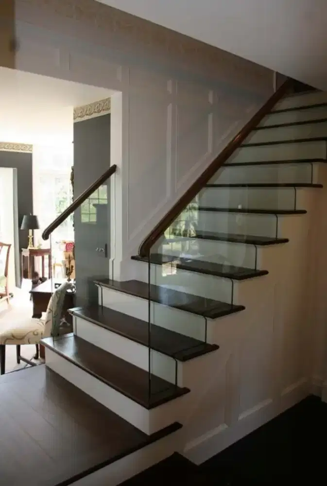 Railing tangga stainless minimalis @407