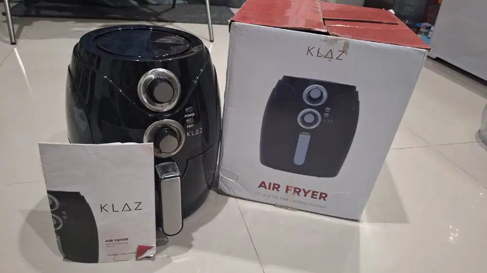 Klaz Air Fryer Manual 2.5 Liter (Hitam)