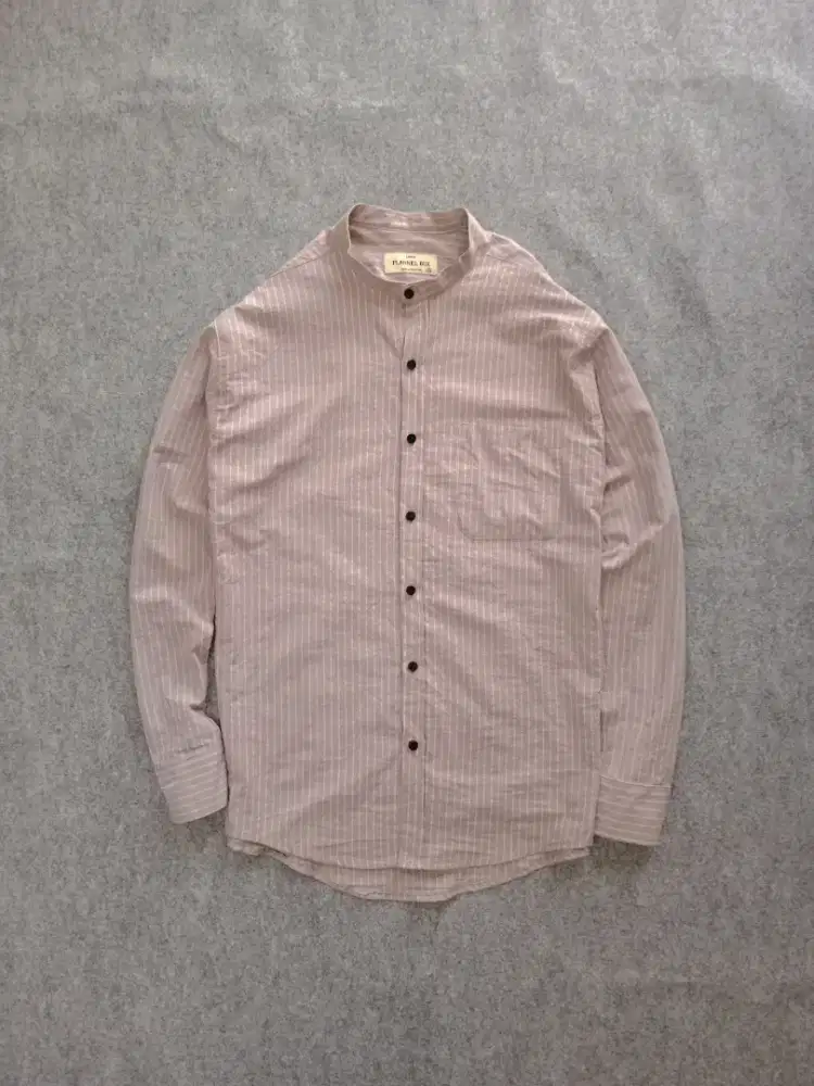 Kemeja sanghai FLANEL BOX size L