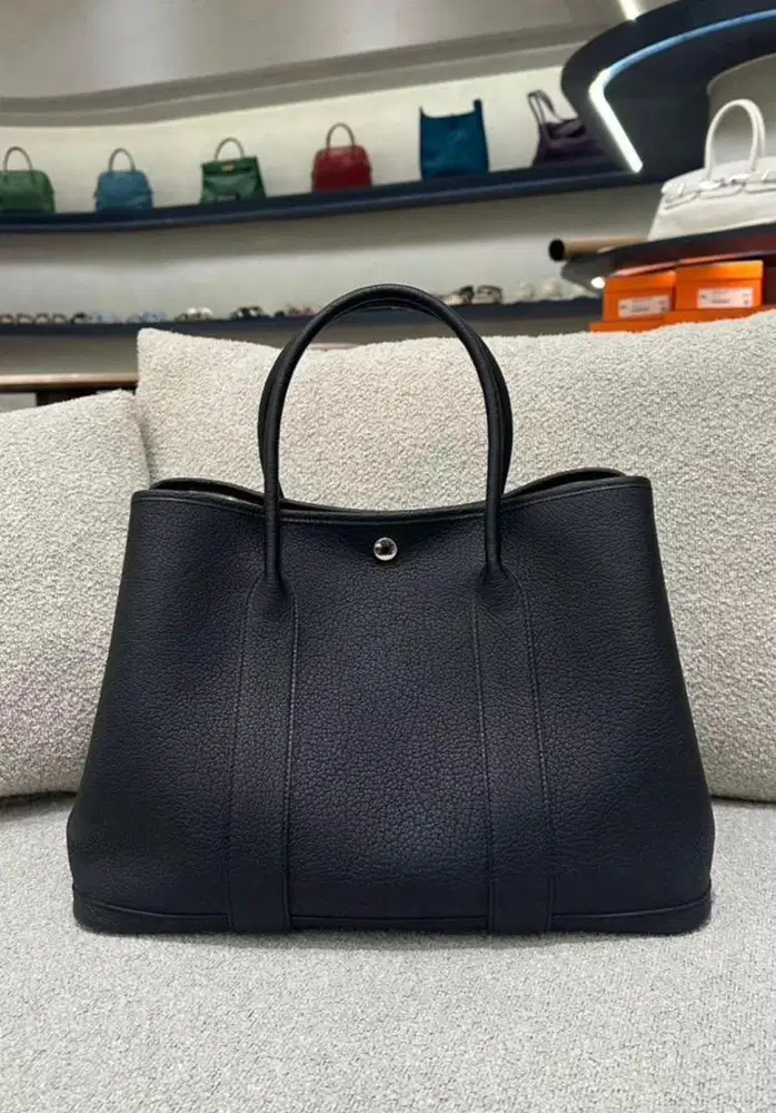 (NEW) Hermes Garden Party 36 Black