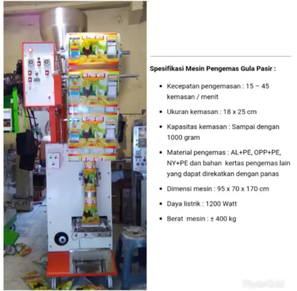Mesin packing/packaging/pengemas/pembungkus/kemas/bungkus/sachet kopi