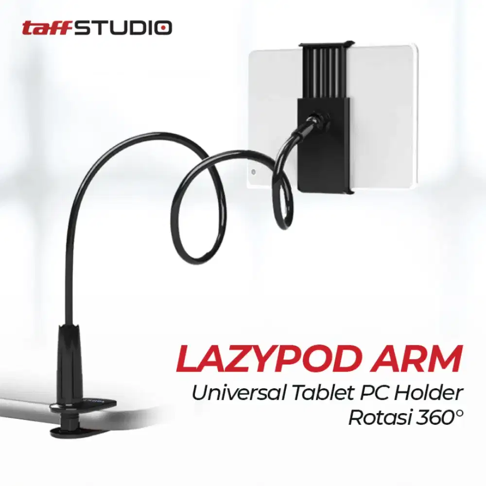 TaffSTUDIO Lazypod Arm Universal Smartphone Tablet Holder Klip Clamp