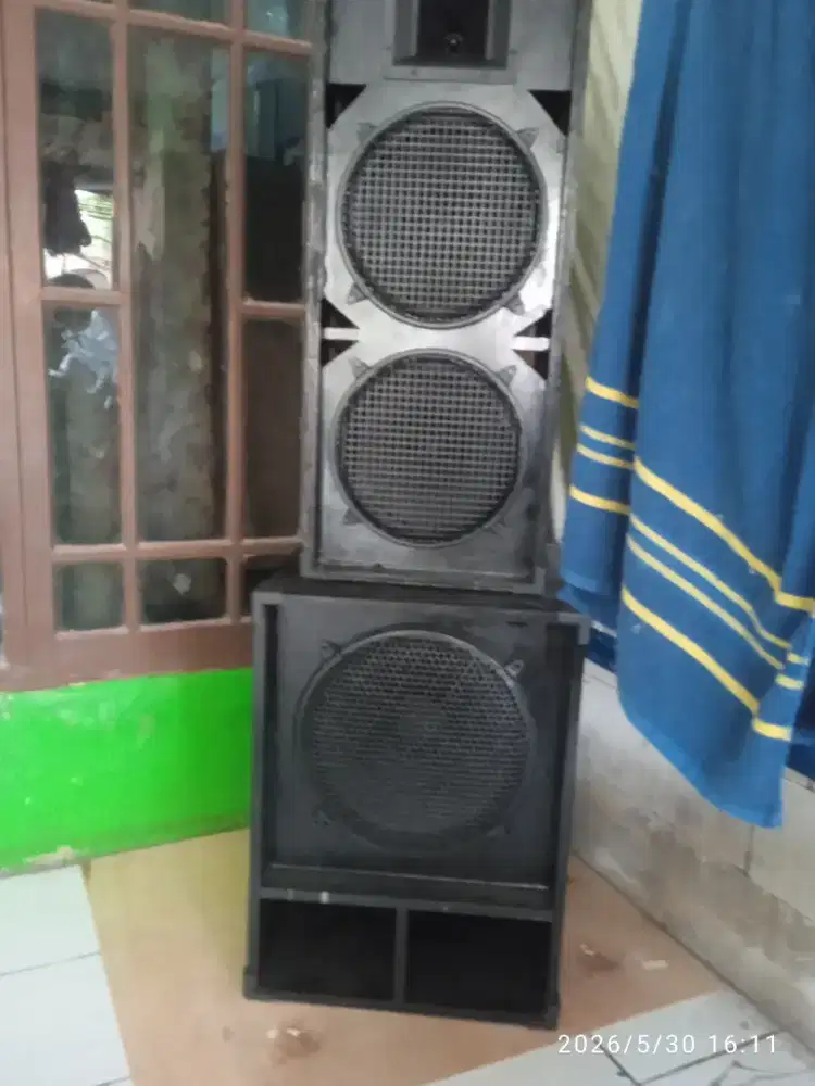 Jual sound speaker satu paket plus amplypayer