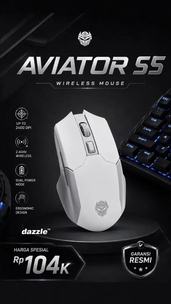 Mouse gaming rexus aviator S5