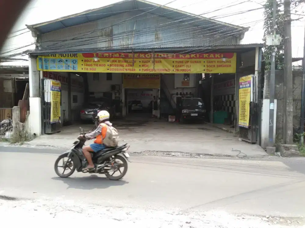 Disewa / Dijual Bengkel Mobil Aktif Produktif