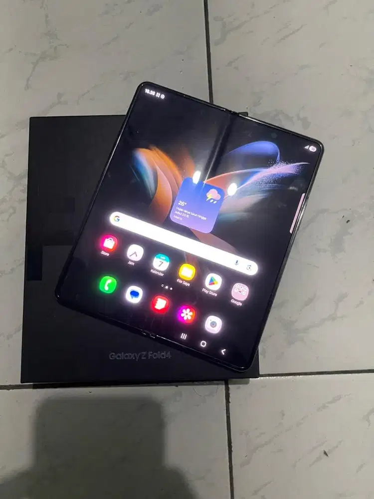 Samsung Z fold 4 12/512Gb Second resmi fullset