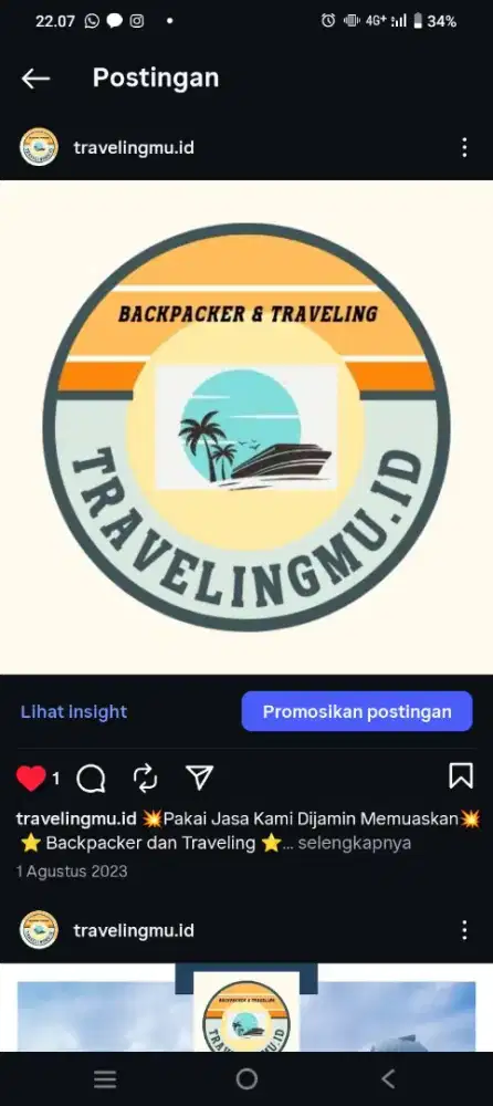 Marketing Travel Agent Travelingmu.id