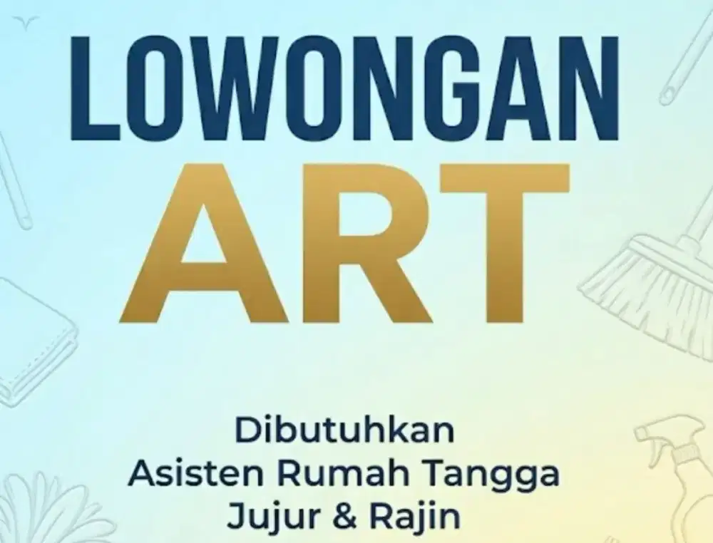 Dibutuhkan segera asisten rumah tangga cibinong