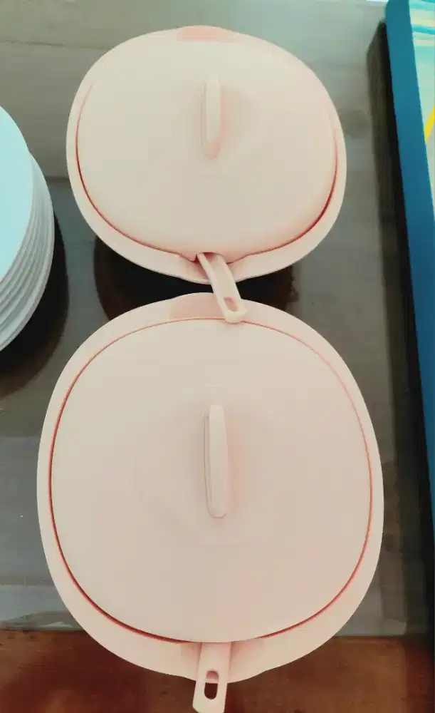 JUAL 2 SET WADAH SAJI+SENDOK MERK TUPPERWARE ORIGINAL,BARU,HARGA NEGO