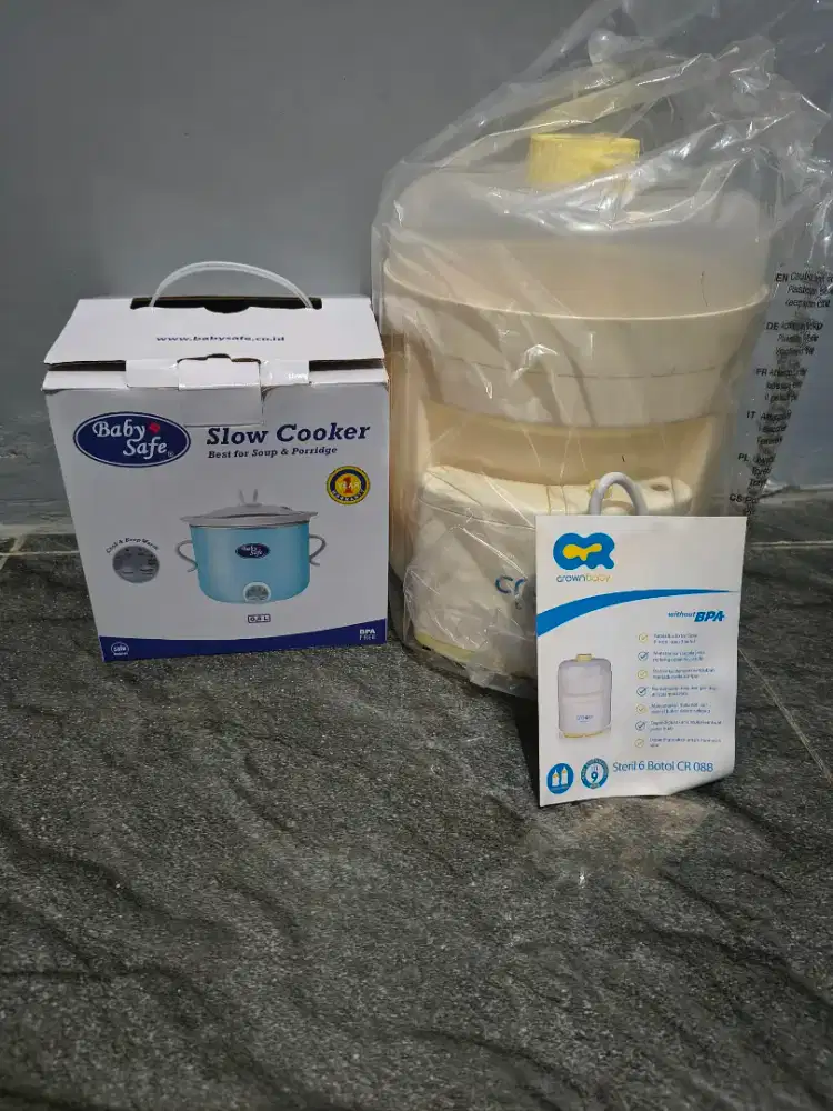 Slow cooker dan pemanas botol