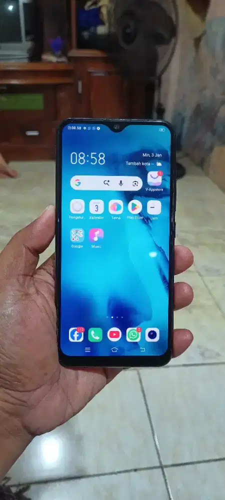 Vivo Y15 4/64 normal tinggal pakek
