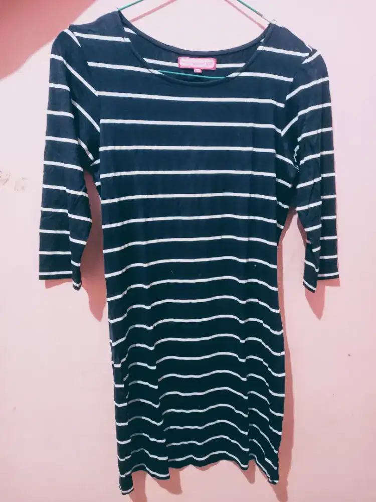 Baju dress setelan wanita Gaun pesta kaos lucu cewek Preloved Bekas