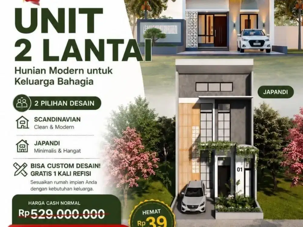 Jarang Ada Rumah 2 Lantai Cileunyi Bandung - Dekat Pintu Tol