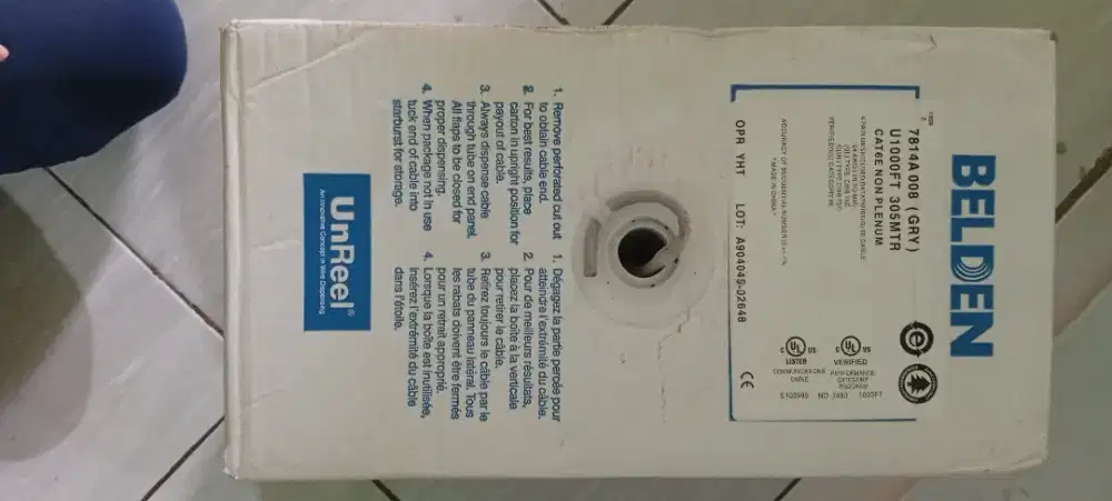 Kabel Belden Cat 6 Kondisi Baru