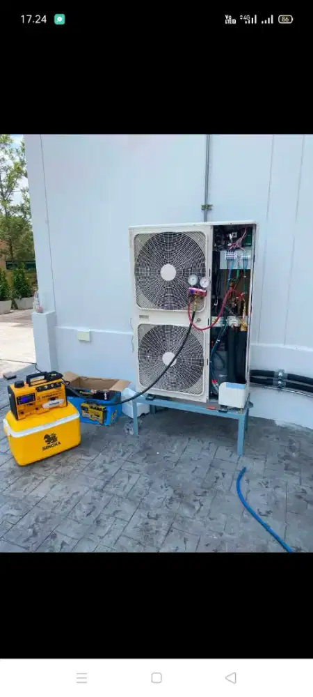 Jasa servis AC kulkas mesin cuci kompa air dll