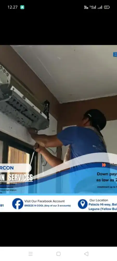 Jasa servis AC kulkas mesin cuci kompa air dll bergaransi