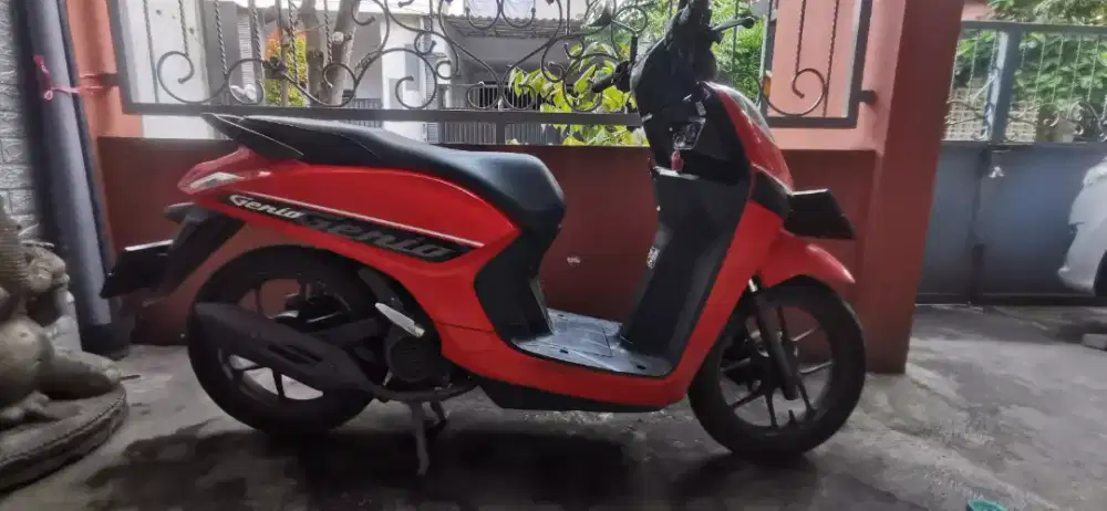 Honda Genio tahun 2019 merah merona