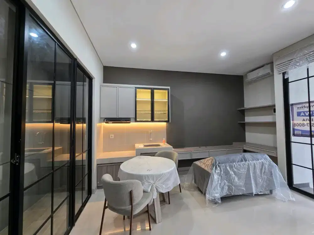 Disewakan Rumah Baru Gress Mansion Nine Type Lyndon 2LT 3KT LT60m Full Furnish Menganti Surabaya Barat