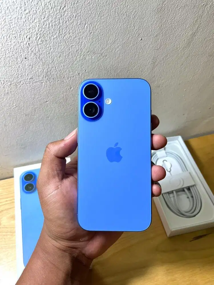 iPhone 16 256GB inter Ultramarine All Op 5G Mulus BH 100% Original