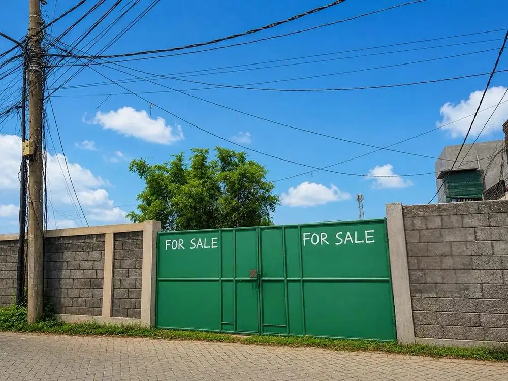 COCOK JD GUDANG! DIJUAL TANAH KAVLING WIYUNG ROW JALAN 12 METER LEBAR