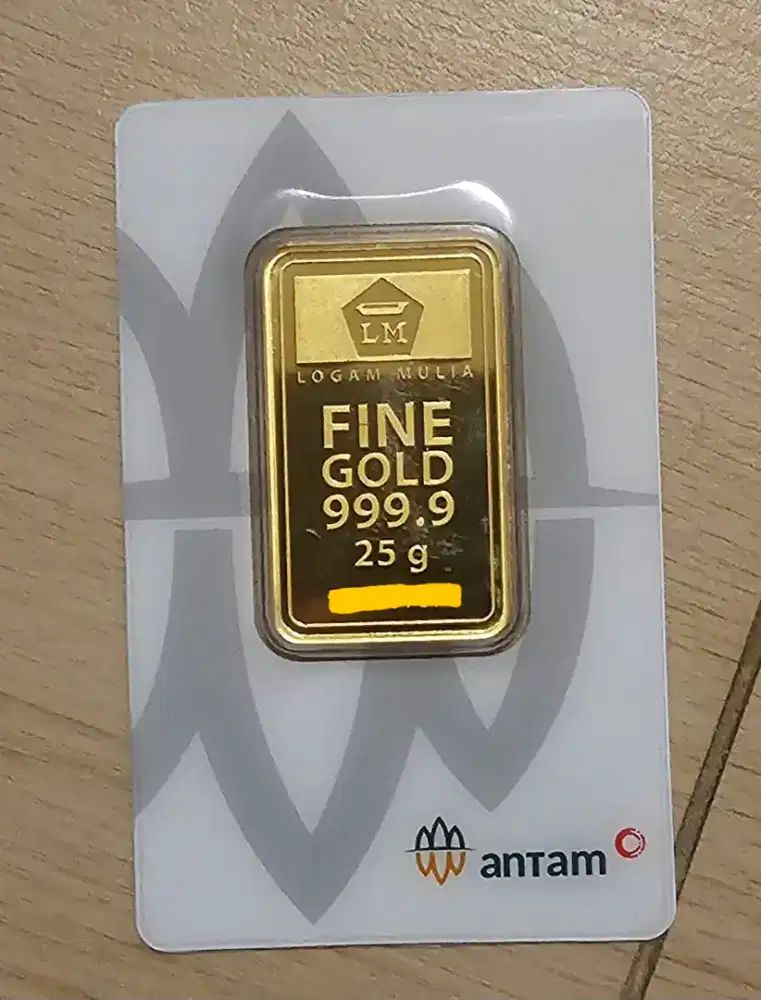 Emas Antam 25 gr Certieye
