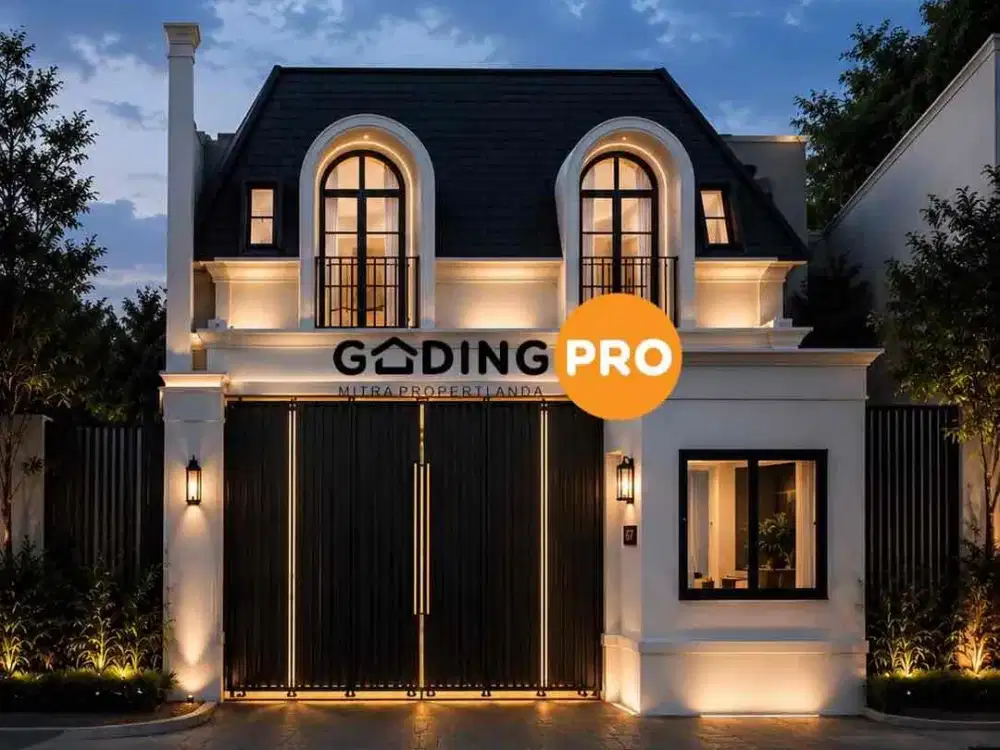Dijual Rumah Baru American Classic di cempaka putih jakarta pusat