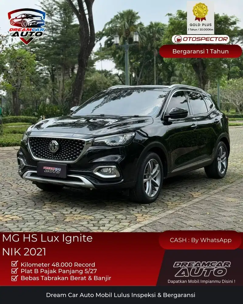 MG HS IGNITE NIK 2021 AT TURBO HITAM NON I SMART