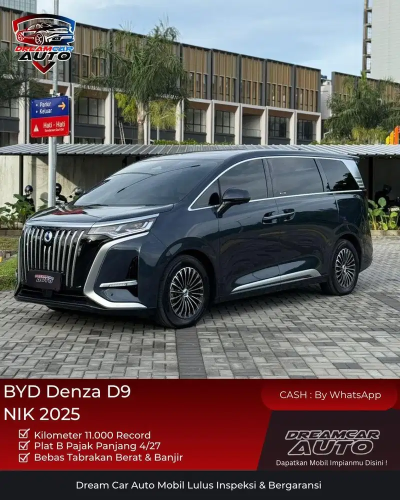 Denza D9 Nik 2025 Biru Km 11.000