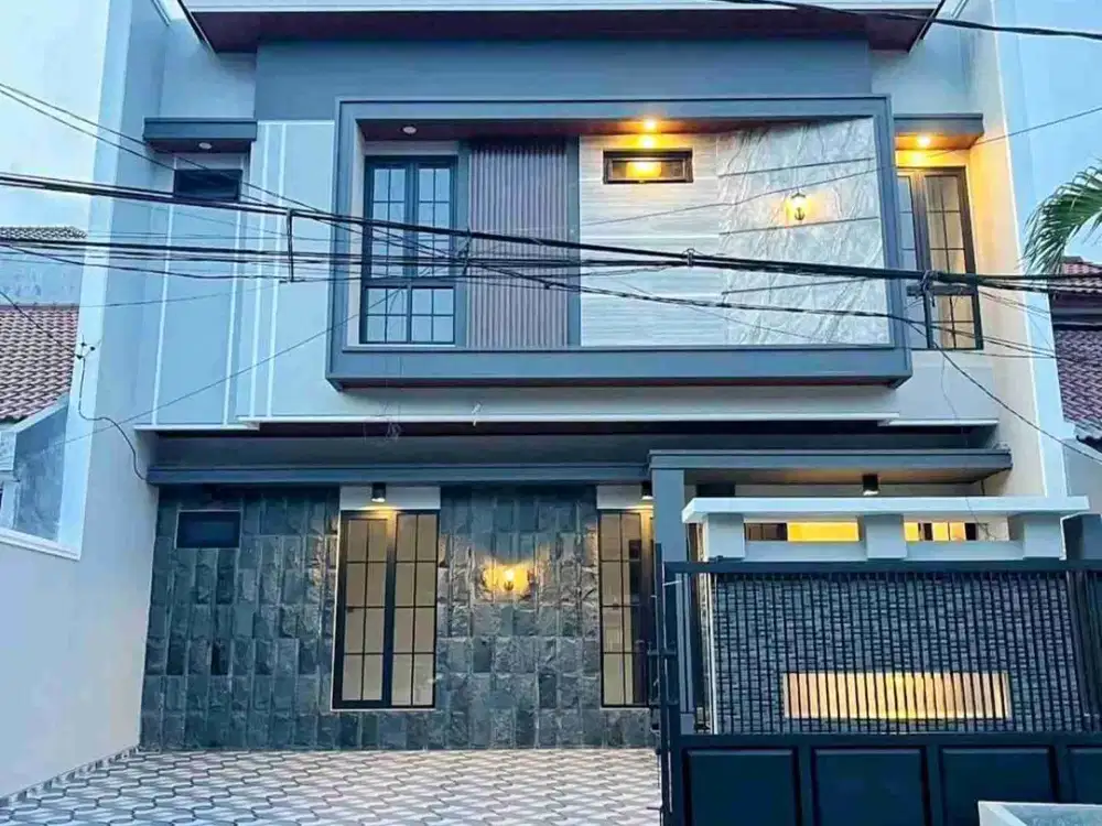 Ideal Lebar 10 Dijual Cantik Rumah Baru Gress Manyar Surabaya