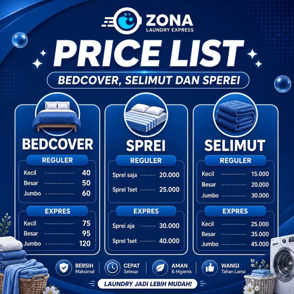 Lowongan admin laundry
