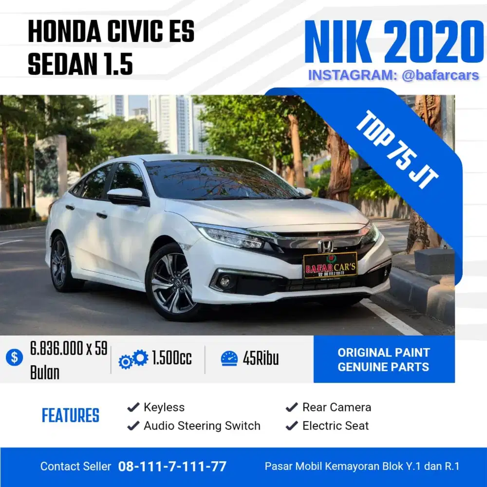 Honda Civic ES Sedan 2020