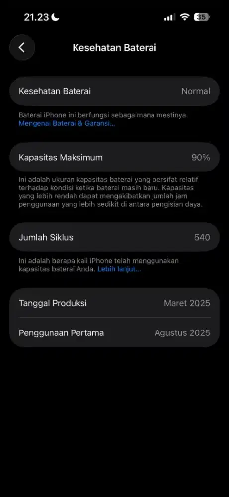 Iphone 15 digi 128GB