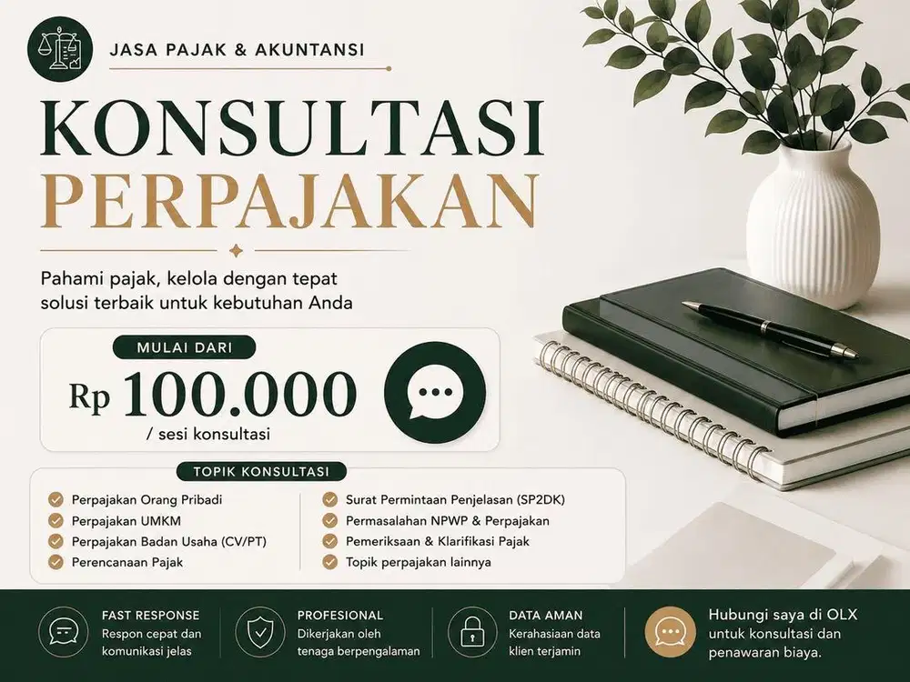 Jasa Konsultasi & Pengurusan Pajak | Orang Pribadi & Badan Usaha