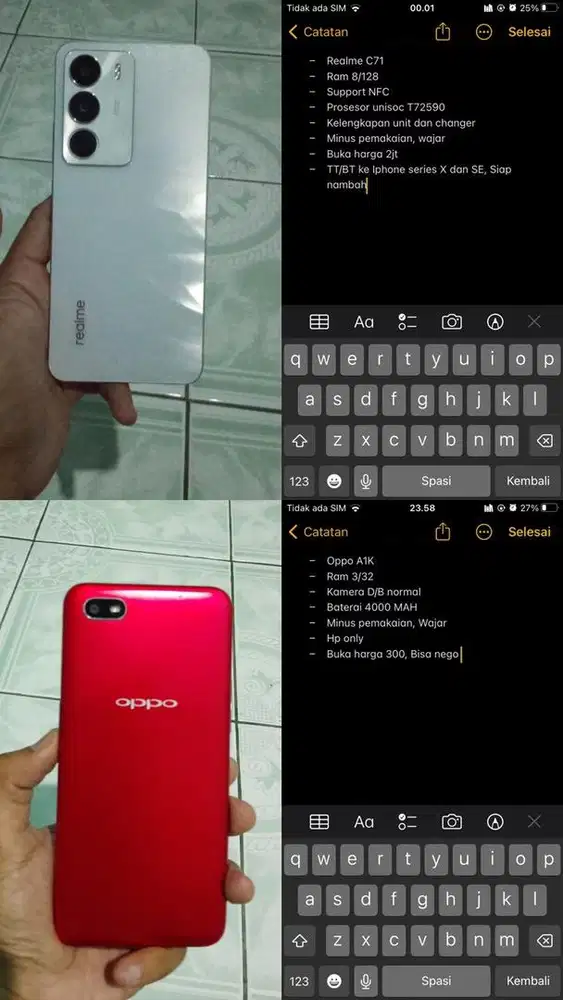 Utamakan mahar, utk yang Realme bisa utk TT/BT