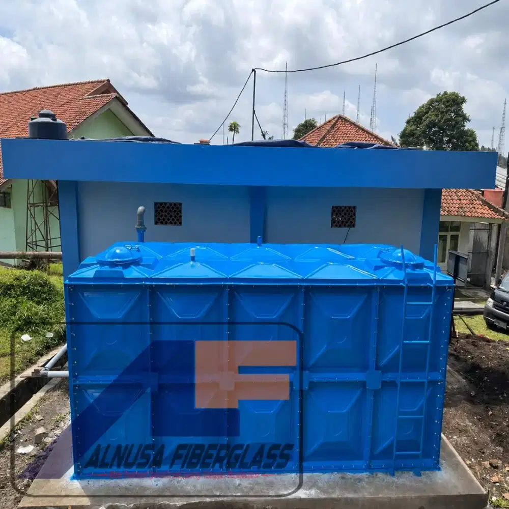 Tangki Air Fiberglass, Tangki Air Custom, Tangki Air Gedung, Rooftank