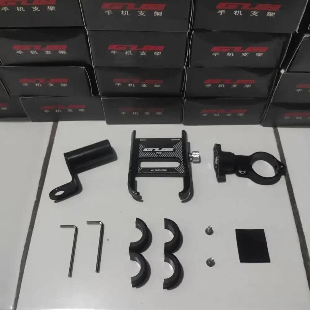 Holder gub p30 + bracket kondisi baru
