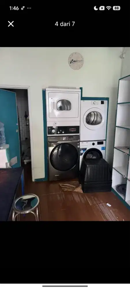 Jual cepat perlengkapan laundry full tinggal buka