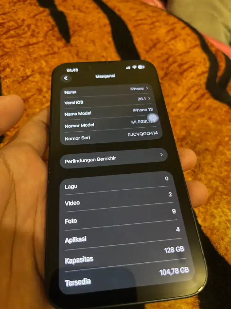 iPhone 13 128 Ex inter LLA All Operator