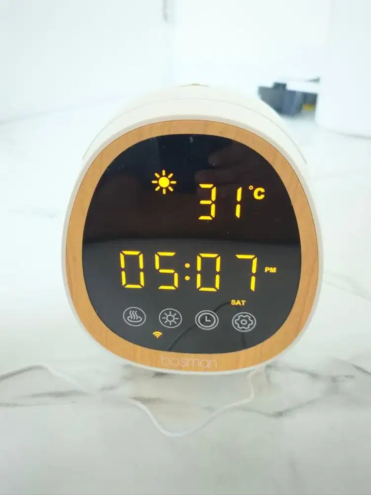 [Bekas] Bosman Smart Clock Diffuser - Aroma Terapi - WIFI