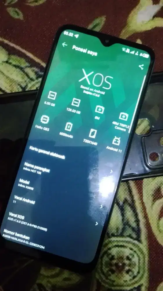 jual cepet Infinix hot 10s