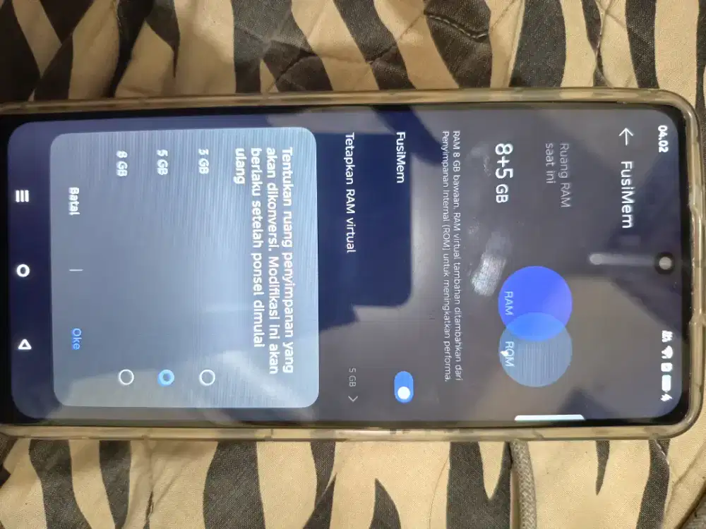 Infinix note 40 4G ram 8+8