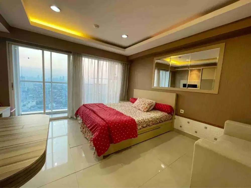 Dijual Studio Highfloor Furnished Siap Huni Lokasi Strategis di Cawang