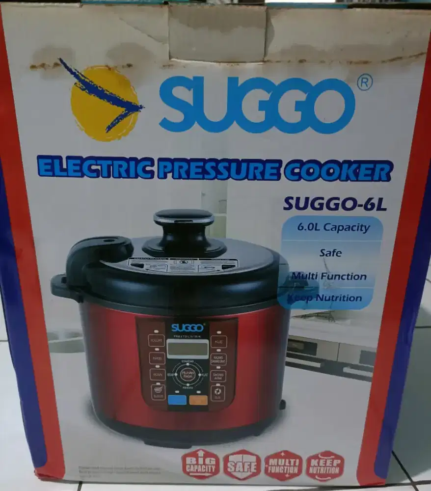 Suggo rice cooker & pressure cooker 6L