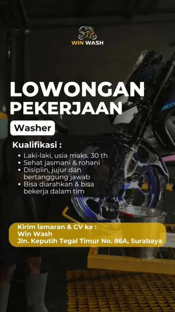 WASHER/CUCI MOTOR