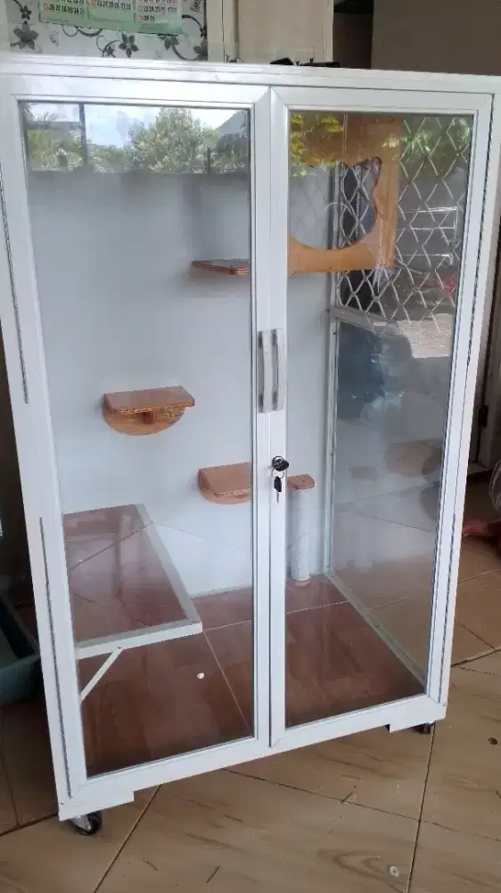 kandang alumunium pintu kupu