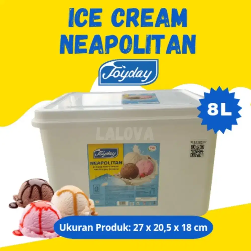 Es Krim 3 Rasa Neopolitan